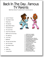 Back In The Day… Famous TV Parents